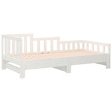 Pull-out Day Bed without Mattress White 2x cm 820742