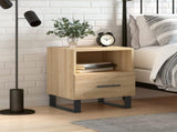 Bedside Cabinet Sonoma Oak 40x35x47.5 cm Engineered Wood 827490