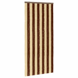 Insect Curtain Chenille Brown and Beige 100 x 220 cm 100% PP 42034450