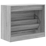 Shoe Cabinet Grey Sonoma 80x34x63 cm Engineered Wood 839964