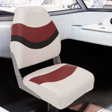 4 Piece Foldable Boat Seat Set High Backrest 3284322