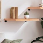 ZNTS Wall Shelf Light Brown 60x50x cm Treated Solid Wood Oak 363652