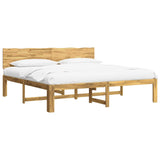 Double Bed Frame with Headboard ROSTOCK White 180 x 200 cm 3405457