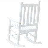 Rocking Chairs for Children 2 pcs White Solid Wood Poplar 3281596