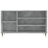 Shoe Cabinet Concrete Grey 102x36x60 cm Engineered Wood 831408