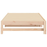 Day Bed Natural Wood Solid pine wood Double Pull-Out Day Bed 823399