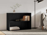 Bookshelf Black Oak 80 x 30 x 76.5 cm Engineered Wood 8003716