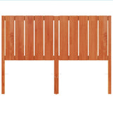 Headboard Wax Brown 135 cm Solid Wood Pine 844343