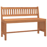 ZNTS Garden Bench 110 cm Solid Wood Eucalyptus 363290