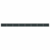 Planter Anthracite 770 x 50 x 45 cm Galvanised Steel 42018214