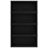 CD Storage Rack 4 pcs Black Oak 40 x 17 x 17 cm Engineered Wood 8012711