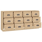 Sideboards 2 pcs Sonoma Oak Engineered Wood 3185282
