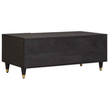 Coffee Table Black 100 x 54 x 40 cm Solid Mango Wood 4018820