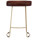 Gavin Bar Stools 2 pcs Solid Mango Wood 247833