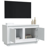 TV Cabinet White 80x35x45 cm Engineered Wood 819852