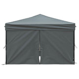 Folding Party Tent with Sidewalls Anthracite 3x3 m 93523