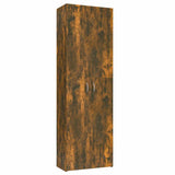 Office Cabinet Smoked Oak 60x32x190 cm Engineered Wood 815279