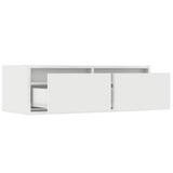 TV Cabinet with LED Lights White 75x35.5x25 cm 860229