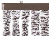 Insect Curtain Brown and Beige 118x220 cm Chenille 315131