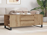 Coffee Table Artisan Oak 102 x 44.5 x 50 cm Engineered Wood 882697