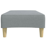 Footstool Light Grey 77x55x31 cm Fabric 4007371