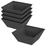 Garden Planter 5 pcs Black 40 x 40 x 15 cm Cold-rolled Steel 873811