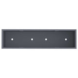 Raised Garden Planter Anthracite 100 x 26 x 82 cm Steel 865878