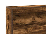 Storage Headboard with Shelf Smoked Oak 90 cm Engineered Wood 3335457