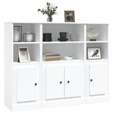 Highboards 3 pcs White Engineered Wood 3185303
