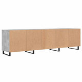 TV Cabinet Concrete Grey 150x30x44.5 cm Engineered Wood 831304