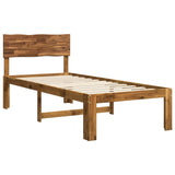 Single Bed Frame with Headboard ROSTOCK Natural 75 x 190 cm 903354