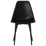 Dining Chairs 6 pcs Black PP 3082342