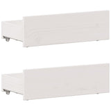 Bookcase Bed without Mattress White 90x190 cm Single Solid Wood Pine 3308943