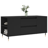 Coffee Table Black 102x44.5x50 cm Engineered Wood 830989