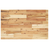 Basin Shelf Wall Mounted Steel and Solid Wood Acacia 3302849