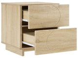 Bedside Cabinet 2 pcs Sonoma Oak 33.5 x 34.5 x 50 cm 8011392