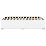 Bed Frame without Mattress White Full Faux Leather 3284580