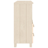 Sideboard HAMAR Honey Brown 85x35x80 cm Solid Wood Pine 340496