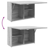 Bathroom Wall Cabinet Grey Sonoma 60x25x40 cm Engineered Wood 860072