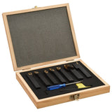 12 Pieces Indexable Turning Tool Set 12x12 mm 80 mm 146718
