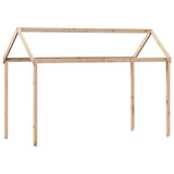 High Sleeper Bed without Mattress 90x190 cm Single Solid Wood Pine 3282138