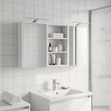 Bathroom Cabinet Set 3 pcs 126 x 16 x 62.5 cm Engineered wood 3403832