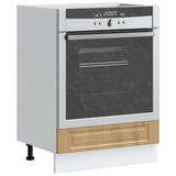 Oven Cabinet Porto Artisan Oak Engineered Wood 854006