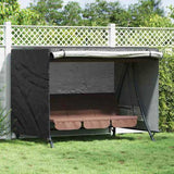 Outdoor Swing Cover Black 220 x 150 x 150 cm 600D Oxford Fbric 4105923
