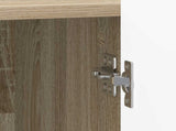 Bedside Cabinet Sonoma Oak 43 x 34.5 x 52 cm Engineered Wood 894339