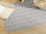 Outdoor Carpet ARAKIL Grey 160x230 cm PP 368543