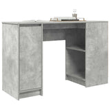 Desk Concrete Grey 120x42x76 cm Engineered Wood 861817