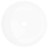 142342 Basin Round Ceramic White 40x15 cm
