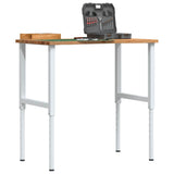 Workbench Light Brown 100x60x cm Solid Wood Oak 3309719