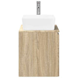 Bathroom Furniture Set Sonoma Oak Engineered Wood 3404332